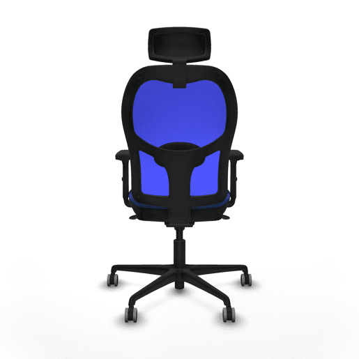 Cadeira de escritório com apoio para a cabeça Jorquera Piqueras y Crespo 2D036G2 Azul