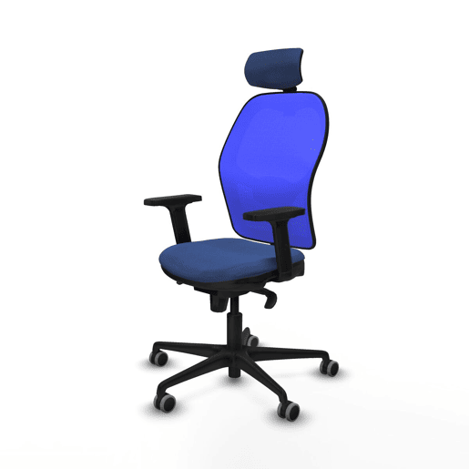 Cadeira de Escritório Piqueras y Crespo 2D036G2 Azul Marinho