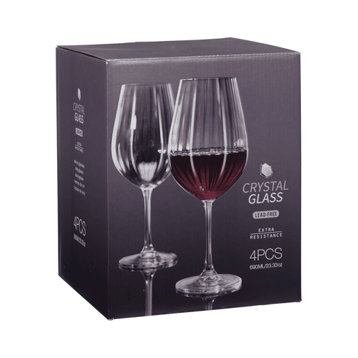 Conjunto de 4 taças de vinho tinto Conjunto de 4 taças de vinho tinto