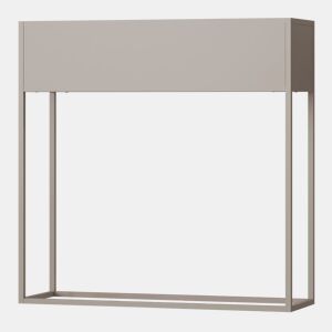 Suporte para plantas Joensuu 80x80x25cm cinzento claro en.casa