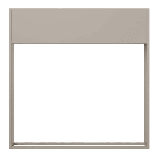 Suporte para plantas Joensuu 80x80x25cm cinzento claro en.casa