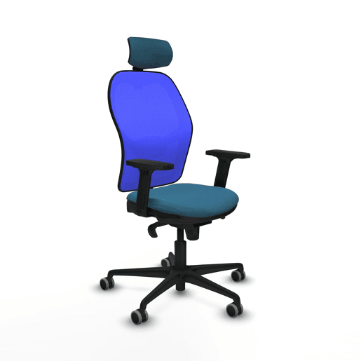 Cadeira de Escritório Piqueras y Crespo 2D036G2 Azul Verde petróleo