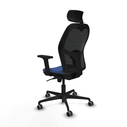 Cadeira de escritório com apoio para a cabeça Jorquera Piqueras y Crespo 2D036G2 Azul Marinho Cadeira de escritório com apoio para a cabeça Jorquera Piqueras y Crespo 2D036G2 Azul Marinho