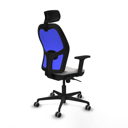 Cadeira de escritório com apoio para a cabeça Jorquera Piqueras y Crespo 2D036G2 Branco