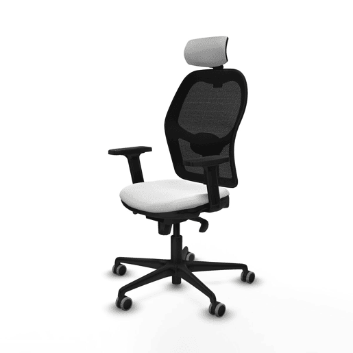 Cadeira de escritório com apoio para a cabeça Piqueras y Crespo 2D036G2 Branco