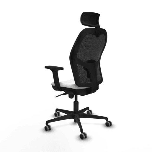 Cadeira de escritório com apoio para a cabeça Piqueras y Crespo 2D036G2 Branco