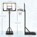 Canasta de Baloncesto PC, Acero SPORTNOW Canasta de Baloncesto PC, Acero SPORTNOW Negro
