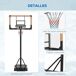 Canasta de Baloncesto PC, Acero SPORTNOW Canasta de Baloncesto PC, Acero SPORTNOW Negro