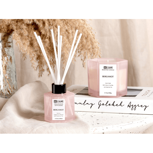 Vela Perfumada com Difusor de Fragrância CLASSY TINT Cera de soja Notas frutadas