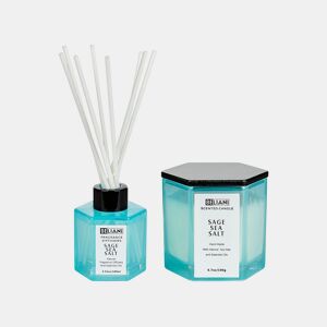 Vela Perfumada com Difusor de Fragrância CLASSY TINT Cera de soja Notas frescas