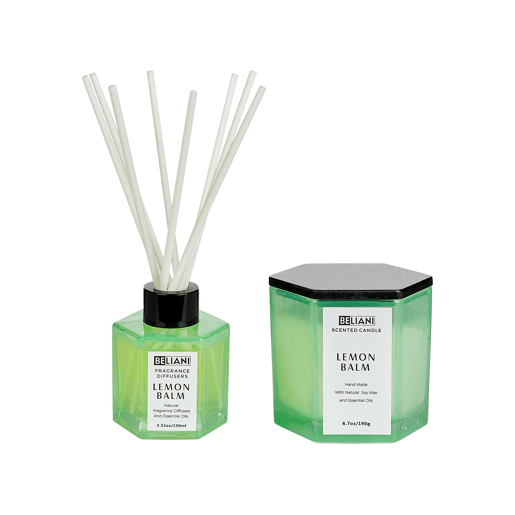Vela Perfumada com Difusor de Fragrância CLASSY TINT Cera de soja Notas frescas