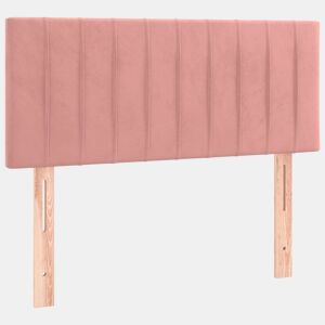 vidaXL Cabeceira de cama veludo 100x5x7888 cm rosa