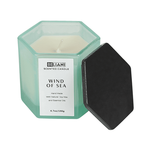 Vela Perfumada com Difusor de Fragrância CLASSY TINT Cera de soja Notas frescas