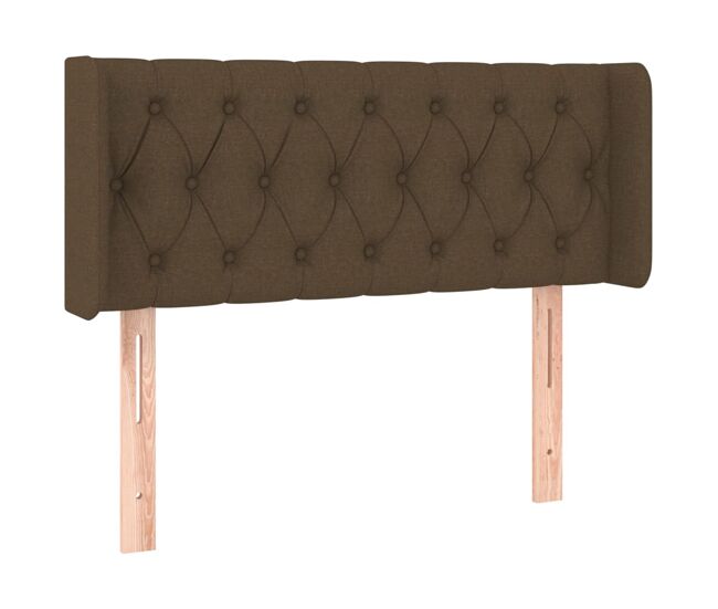 Vidaxl cabecero de tela gris oscuro 93x16x78/88 cm