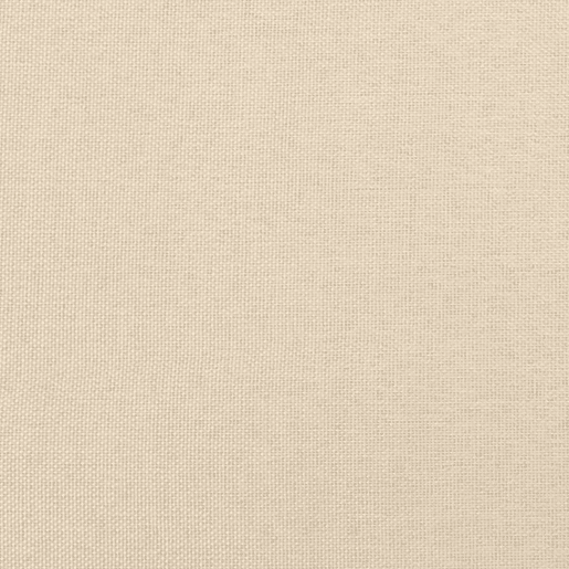 vidaXL Cabeceira de cama c abas tecido 163x16x118128 cm cor crème