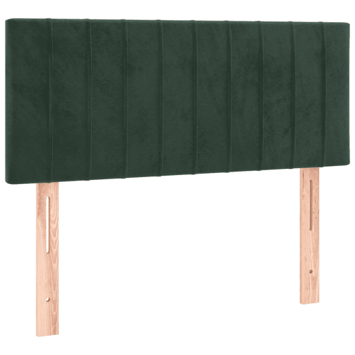 vidaXL Cabeceira de cama veludo 80x5x7888 cm verde-escuro