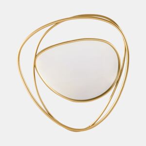Espelho COURCY 50 cm 54 cm Metal Dourado
