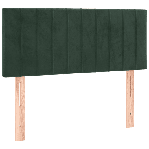 vidaXL Cabeceira de cama veludo 100x5x7888 cm verde-escuro