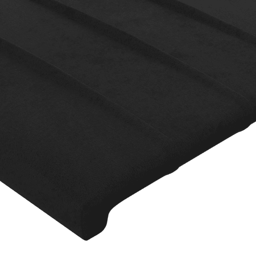 vidaXL Cabeceira de cama 2 pcs veludo 80x5x7888 cm preto