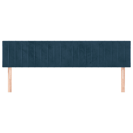 vidaXL Cabeceira de cama 2 pcs veludo 90x5x7888 cm azul-escuro vidaXL Cabeceira de cama 2 pcs veludo 90x5x7888 cm azul-escuro