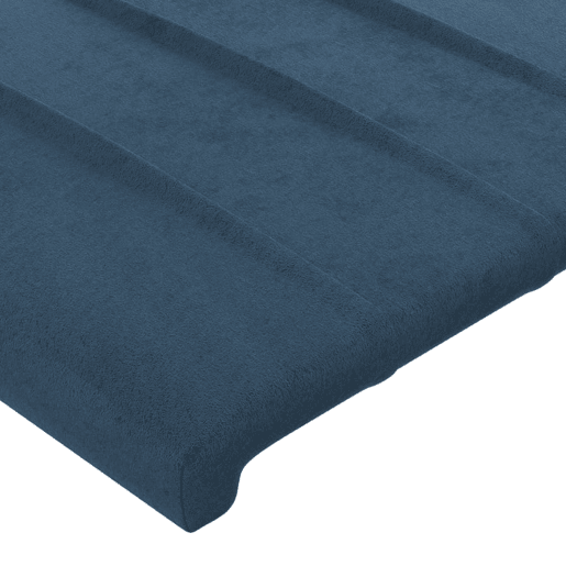 vidaXL Cabeceira de cama 2 pcs veludo 90x5x7888 cm azul-escuro vidaXL Cabeceira de cama 2 pcs veludo 90x5x7888 cm azul-escuro