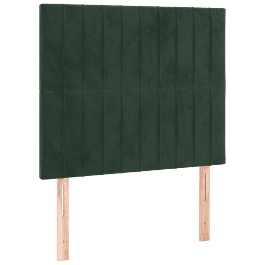 vidaXL Cabeceira Verde Escuro 90x5x118128 cm Veludo vidaXL Cabeceira Verde Escuro 90x5x118128 cm Veludo