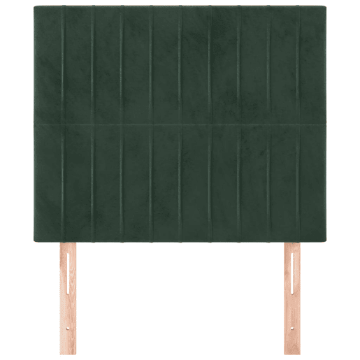 vidaXL Cabeceira Verde Escuro 90x5x118128 cm Veludo vidaXL Cabeceira Verde Escuro 90x5x118128 cm Veludo