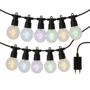 Guirlanda multicolorida com temporizador de luzes incluído