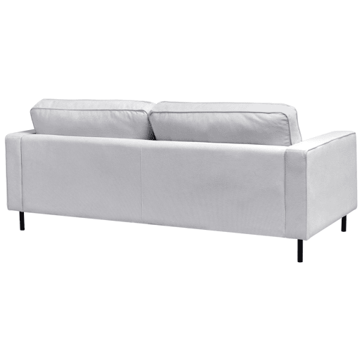 Conjunto de sala de estar SAVALEN Tecido Cinzento claro 4 lugares
