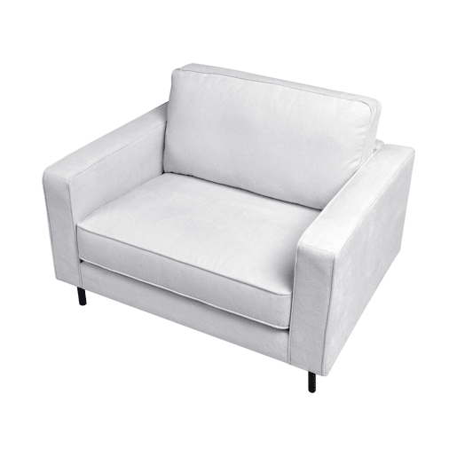 Conjunto de sala de estar SAVALEN Tecido Cinzento claro 4 lugares
