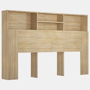 vidaXL Armário de cabeceira 160x19x103,5 cm cor carvalho sonoma