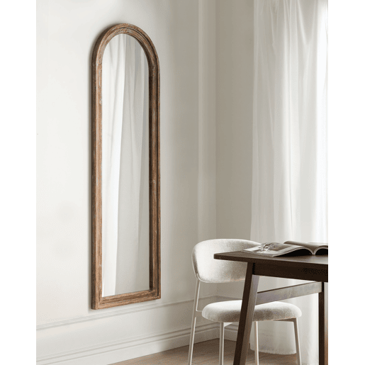 Espelho COIGNY 55 cm 170 cm Madeira de abeto Castanho claro