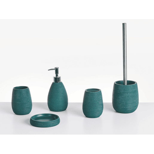 Conjunto de 5 acessórios para a casa de banho QUILCA Azul esverdeado