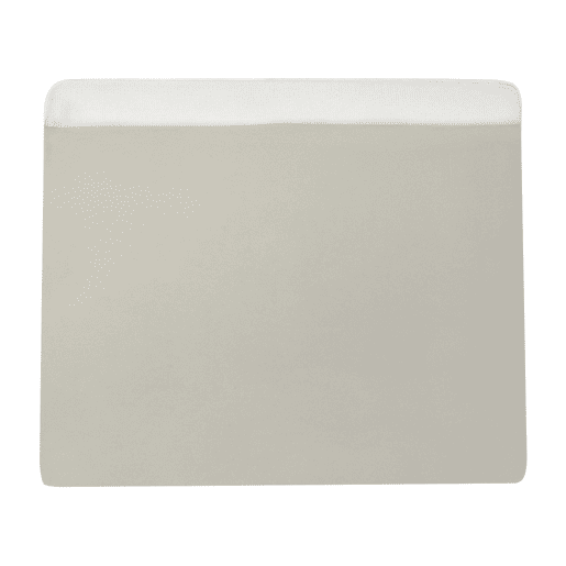 Sofá SAVALEN Tecido Branco creme 3 lugares
