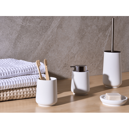 Conjunto de 4 acessórios para a casa de banho SUCHES Branco