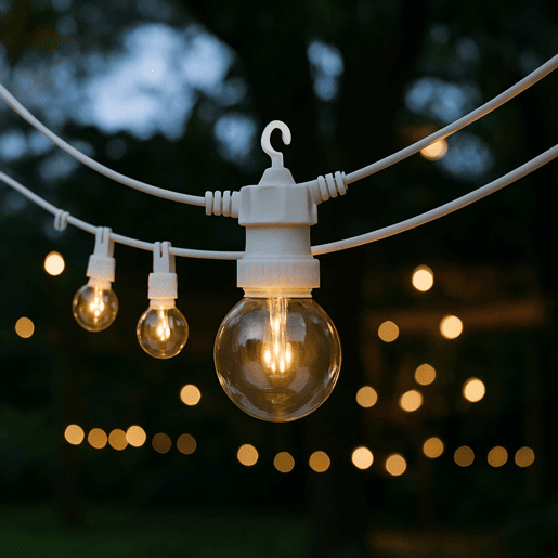 Luzes de LED quentes para decoração de interiores, 10 bolas G50