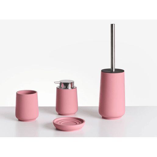 Conjunto de 4 acessórios para a casa de banho SUCHES Rosa