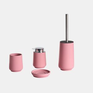 Conjunto de 4 acessórios para a casa de banho SUCHES Rosa