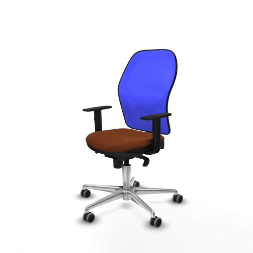 Cadeira de Escritório Piqueras y Crespo 1D086G0 Azul Castanho