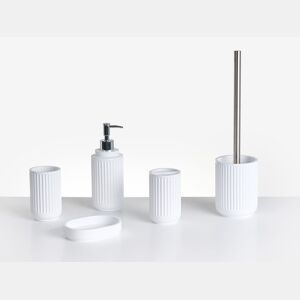 Conjunto de 5 acessórios para a casa de banho HUARMEY Branco