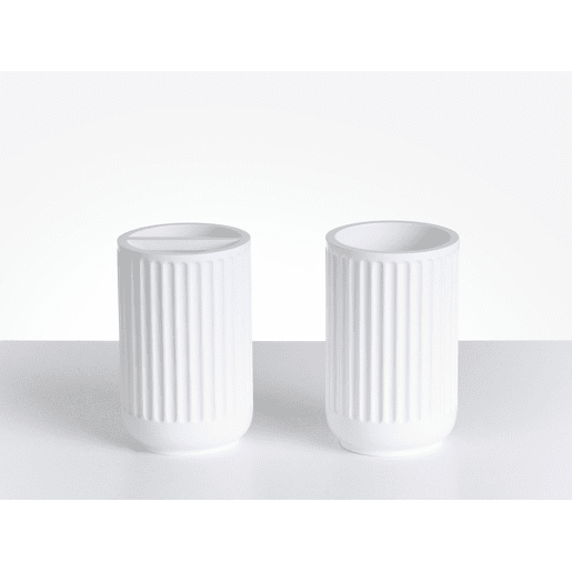 Conjunto de 5 acessórios para a casa de banho HUARMEY Branco