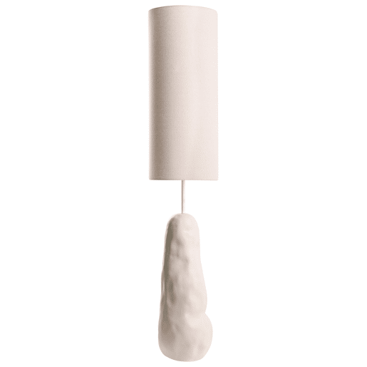 Candeeiro de pé SELB Cerâmica Creme claro