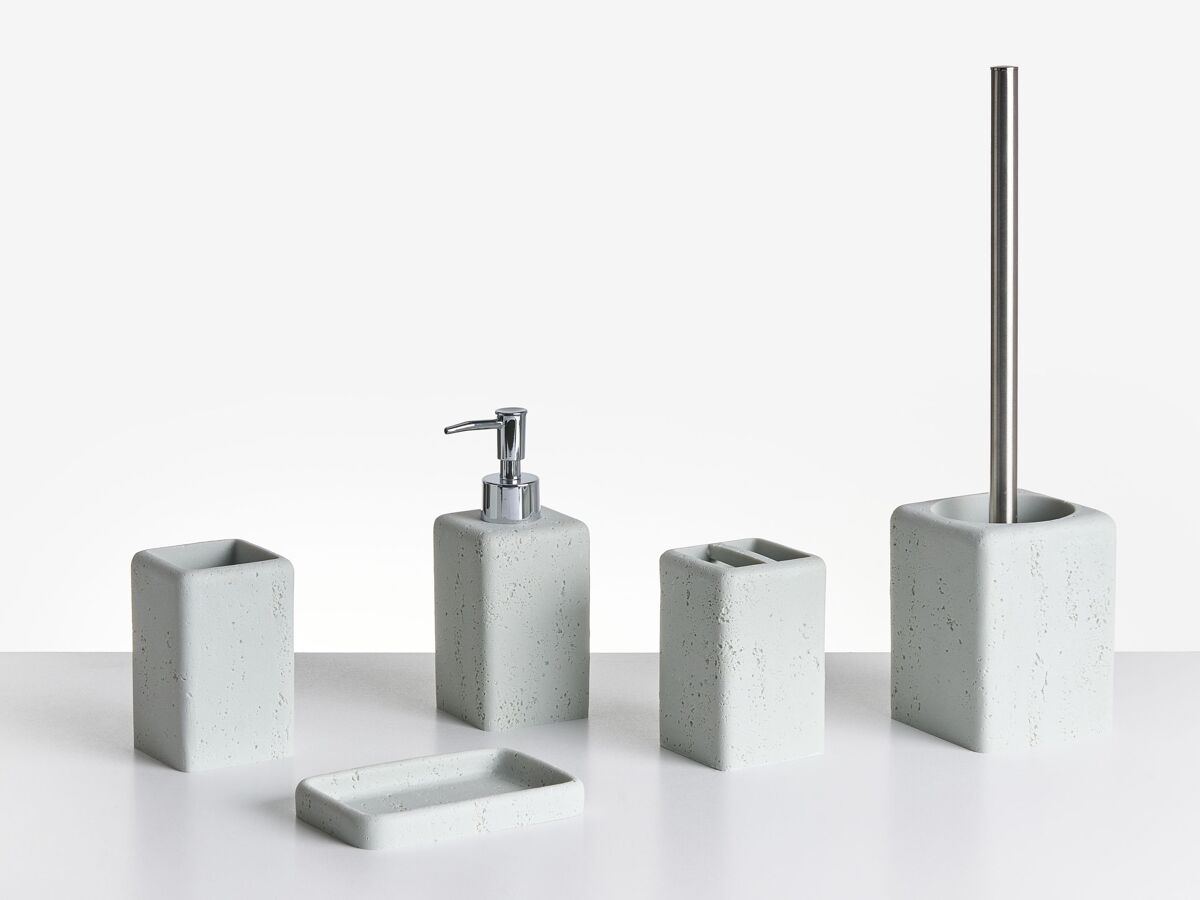 Beliani Conjunto de accesorios de baño VILCANOTA