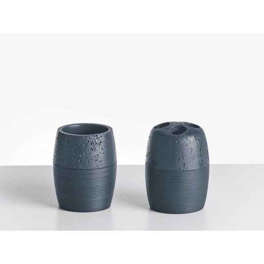 Conjunto de 5 acessórios para a casa de banho YARAPA Azul escuro