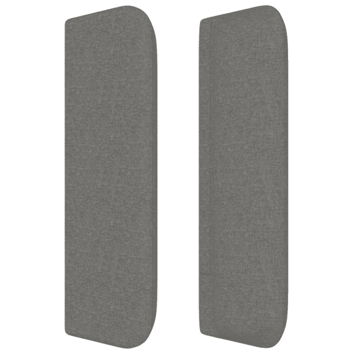 vidaXL Cabeceira de cama c abas tecido 103x16x7888cm cinzento-escuro