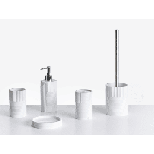 Conjunto de 5 acessórios para a casa de banho SEPAHUA Branco
