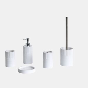 Conjunto de 5 acessórios para a casa de banho SEPAHUA Branco
