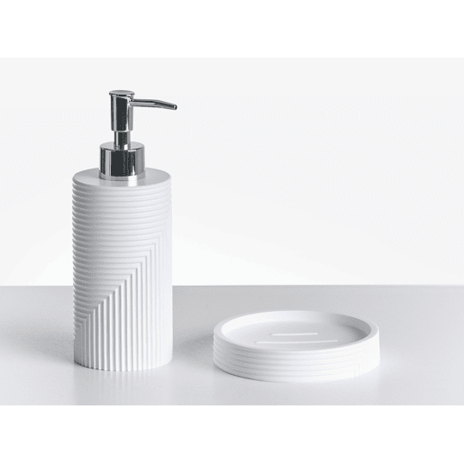 Conjunto de 5 acessórios para a casa de banho SEPAHUA Branco