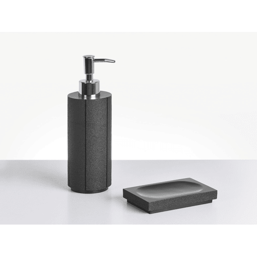 Conjunto de 5 acessórios para a casa de banho HUALLAGA Preto