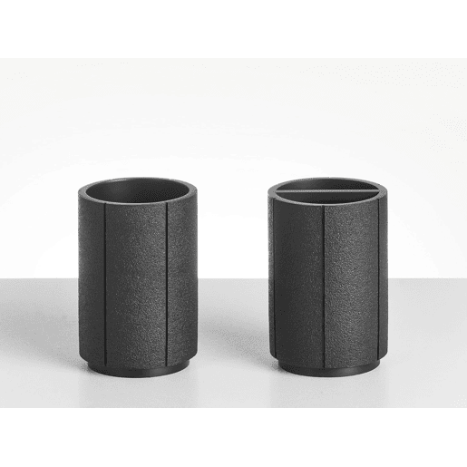 Conjunto de 5 acessórios para a casa de banho HUALLAGA Preto